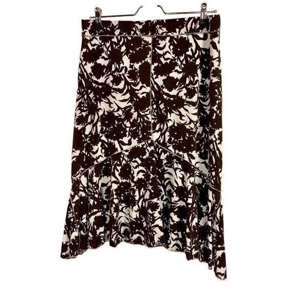 Studio M ABY Midi Skirt Women M Floral Whimsical Asymmetrical Fairygoth Flowy - Picture 2 of 9